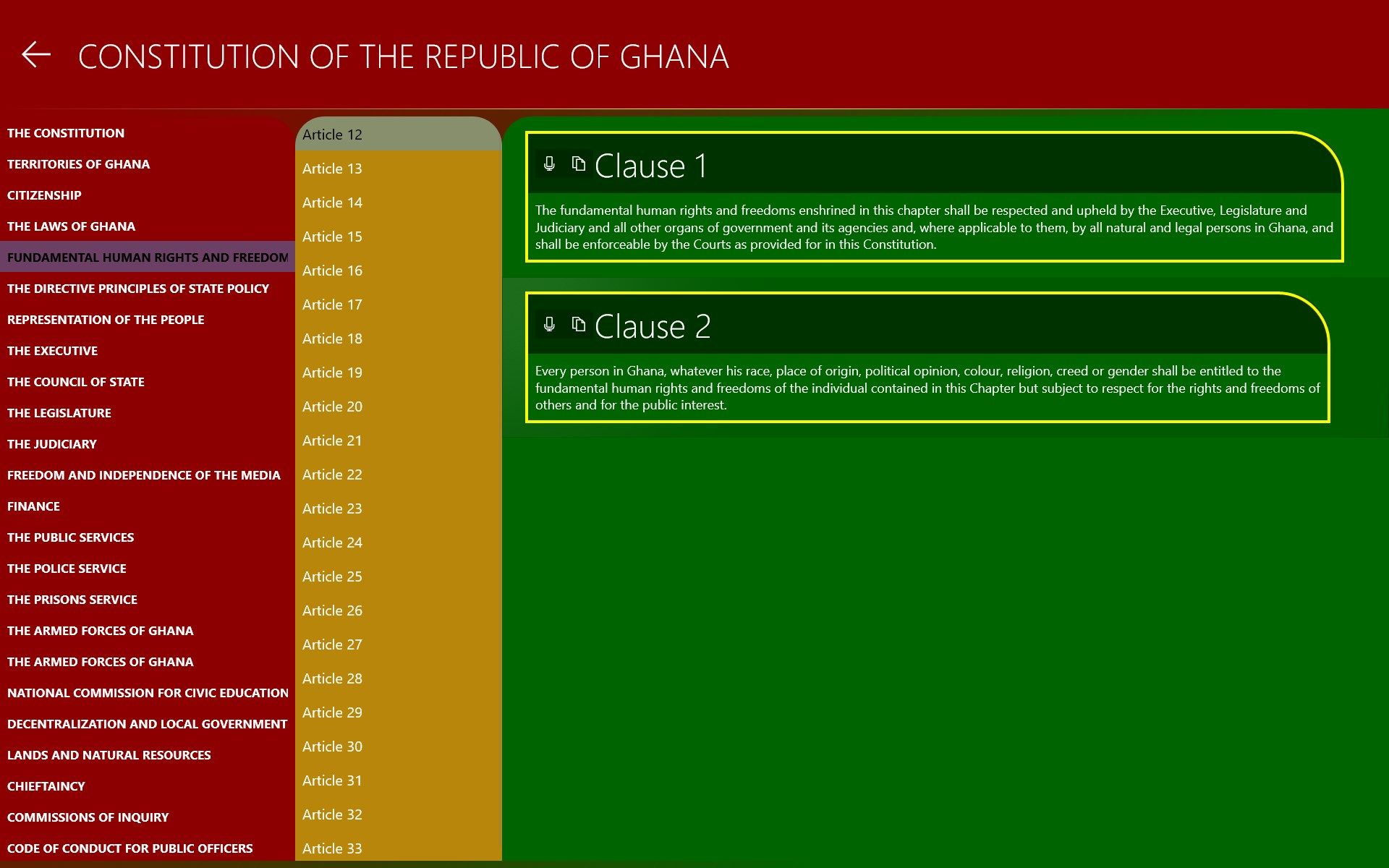 Constitution of Ghana