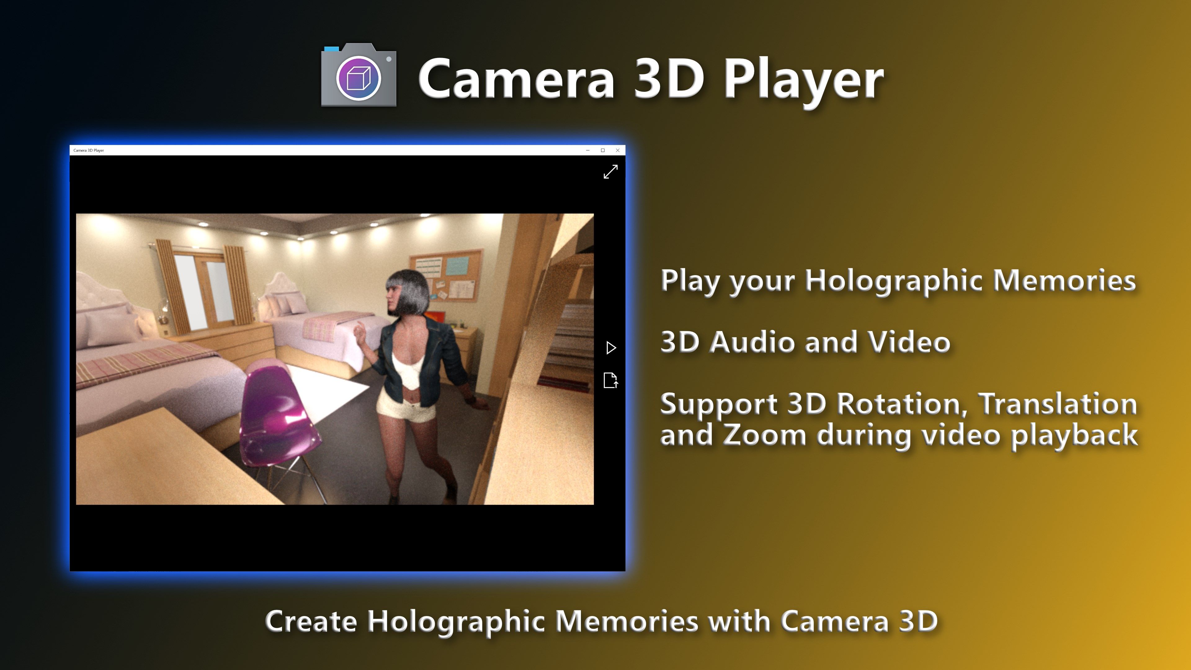 Camera 3D Player