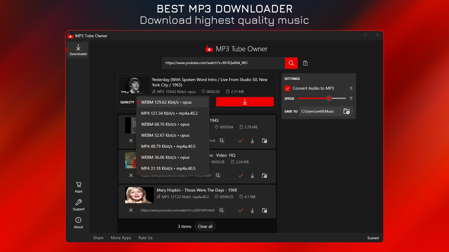 MP3 Downloader - MP3 Tube Owner