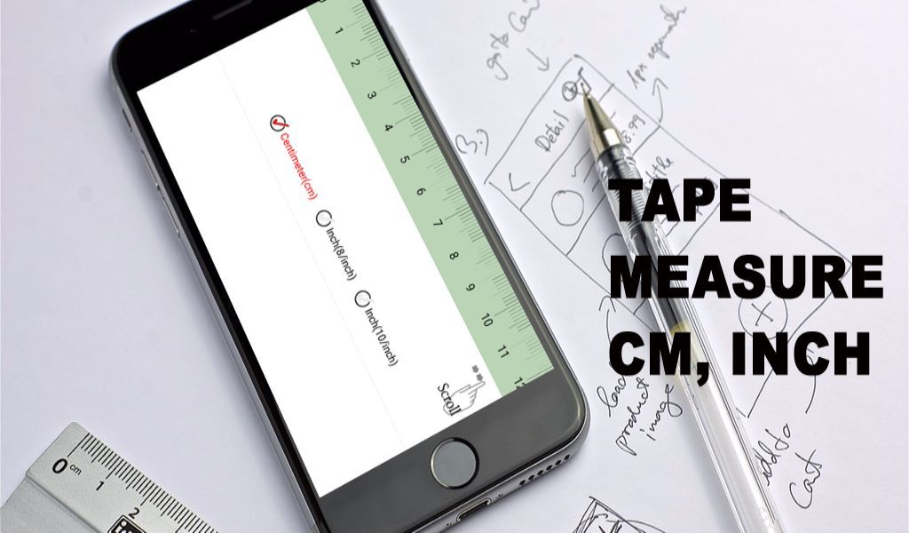 Tape measure (cm, inch)