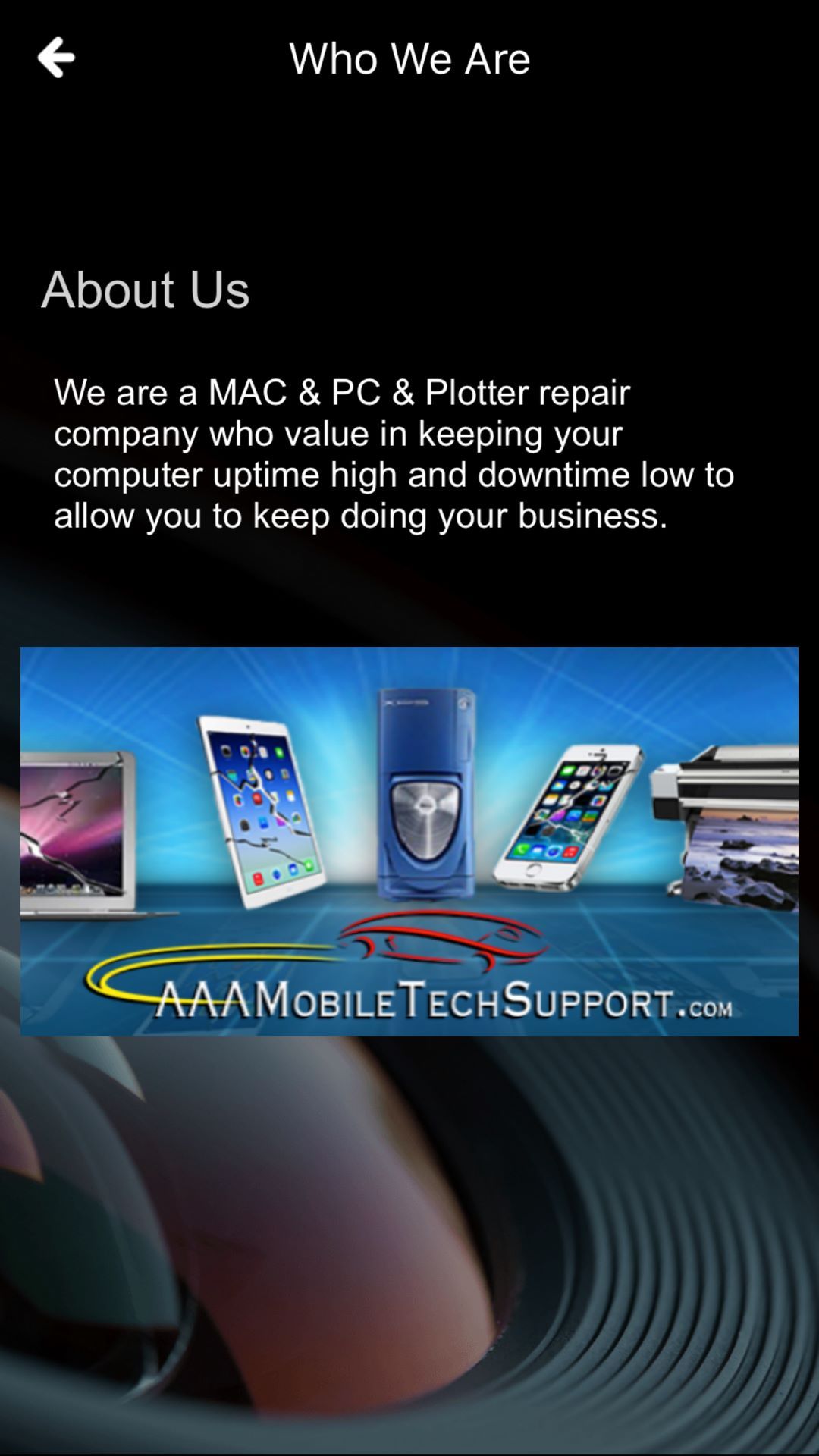 AAA Mobile Tech Support