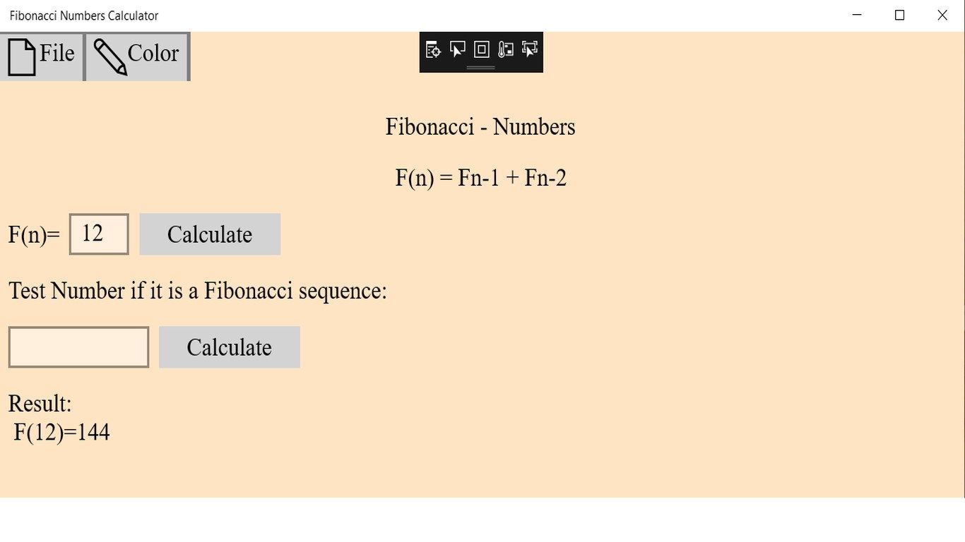 Fibonacci Numbers Calculator