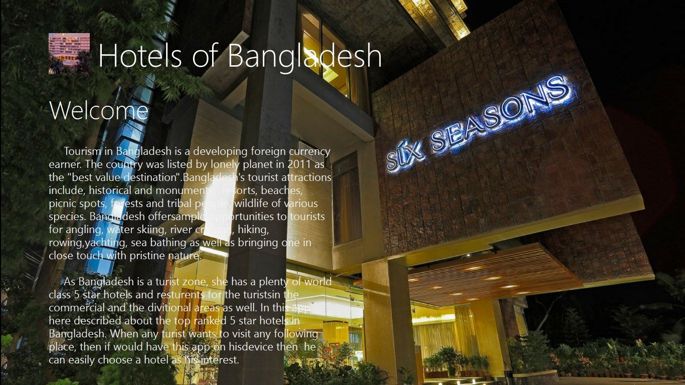 Hotels of Bangladesh