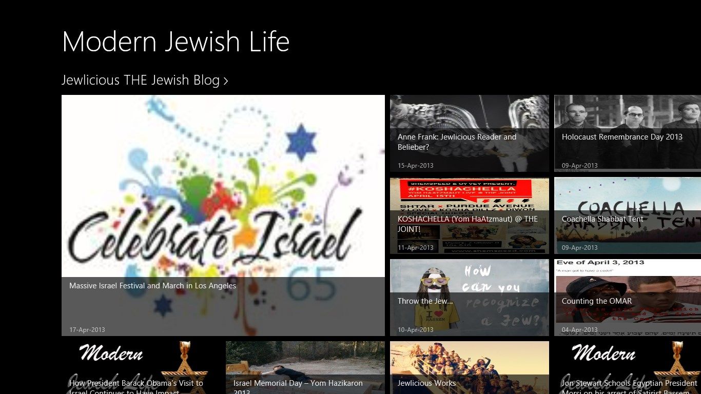 Find the Latest about celebrations in JEWISH LIFE.