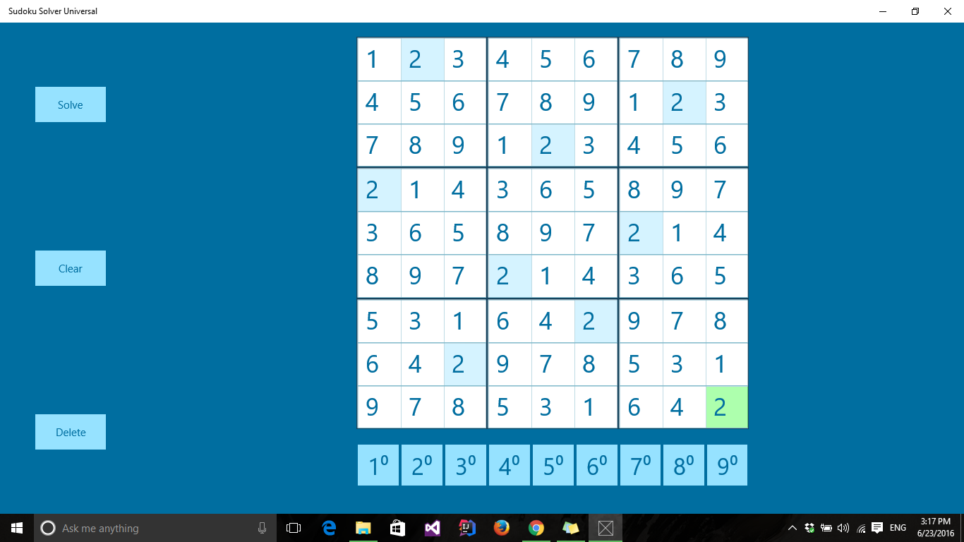 Sudoku Solver Universal