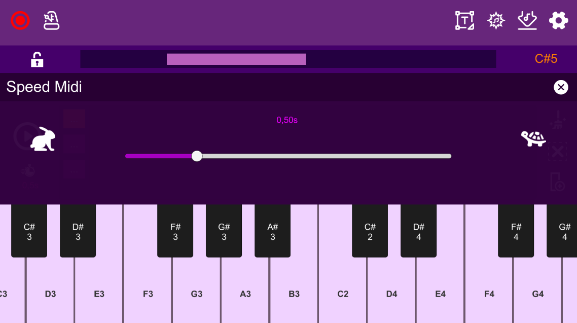 MIDI Piano Editor