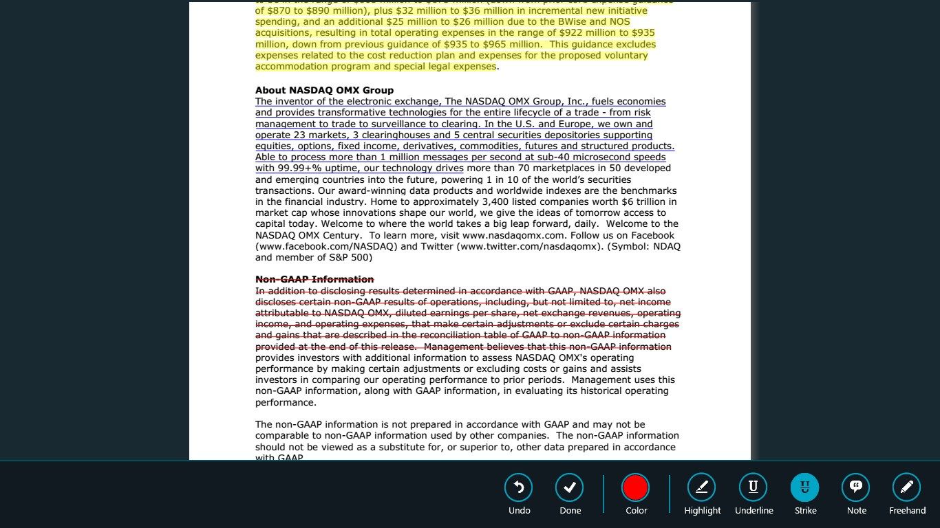 Text Selection and Annotations