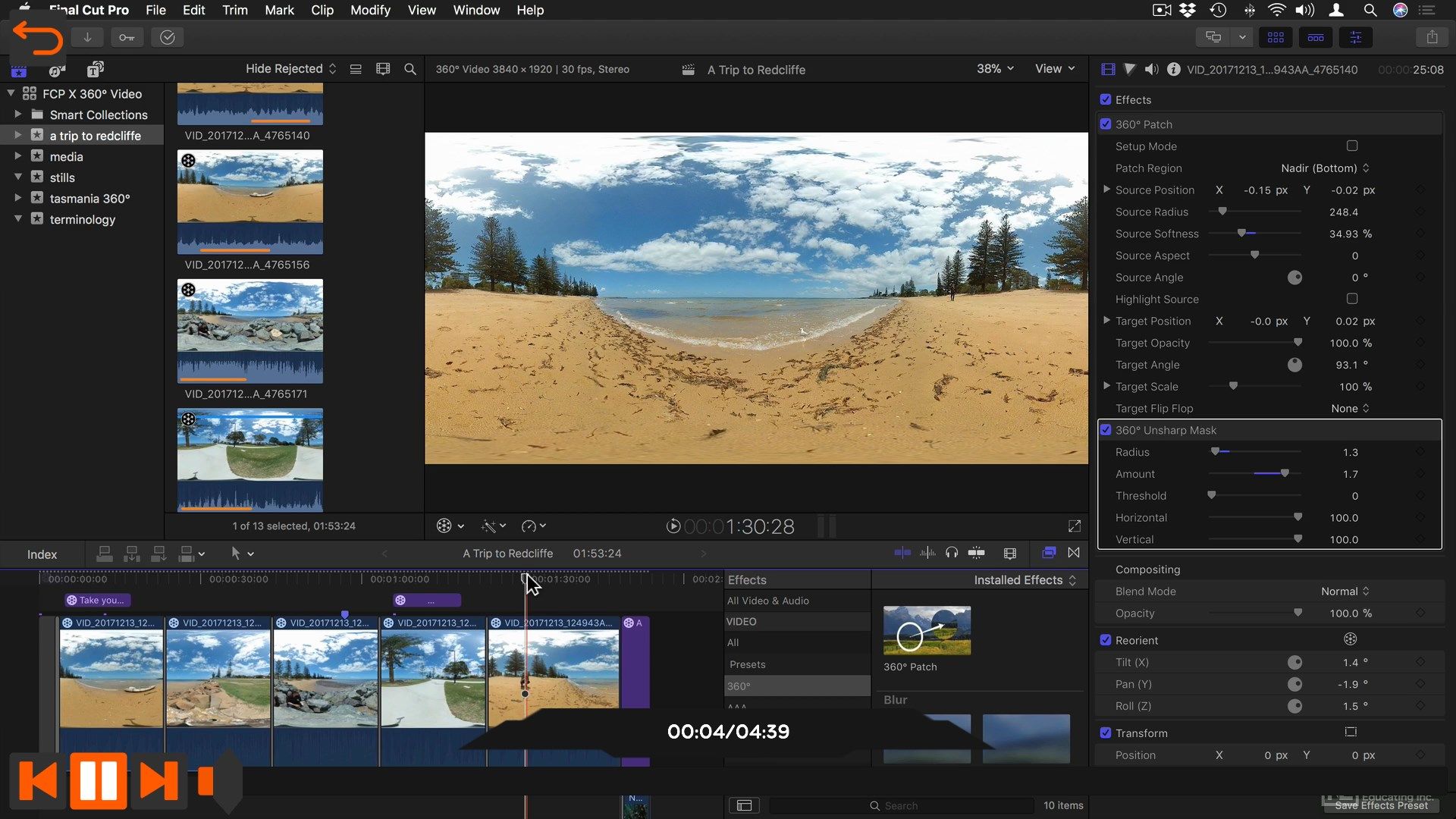 360 Tools Course For Final Cut Pro X