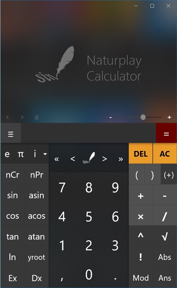 Naturplay Calculator