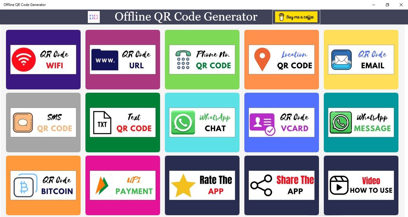 offline qr code generator with logo 2022