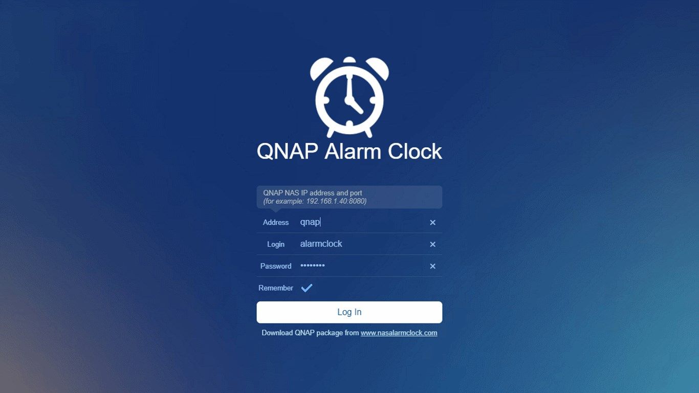 QNAP Alarm Clock
