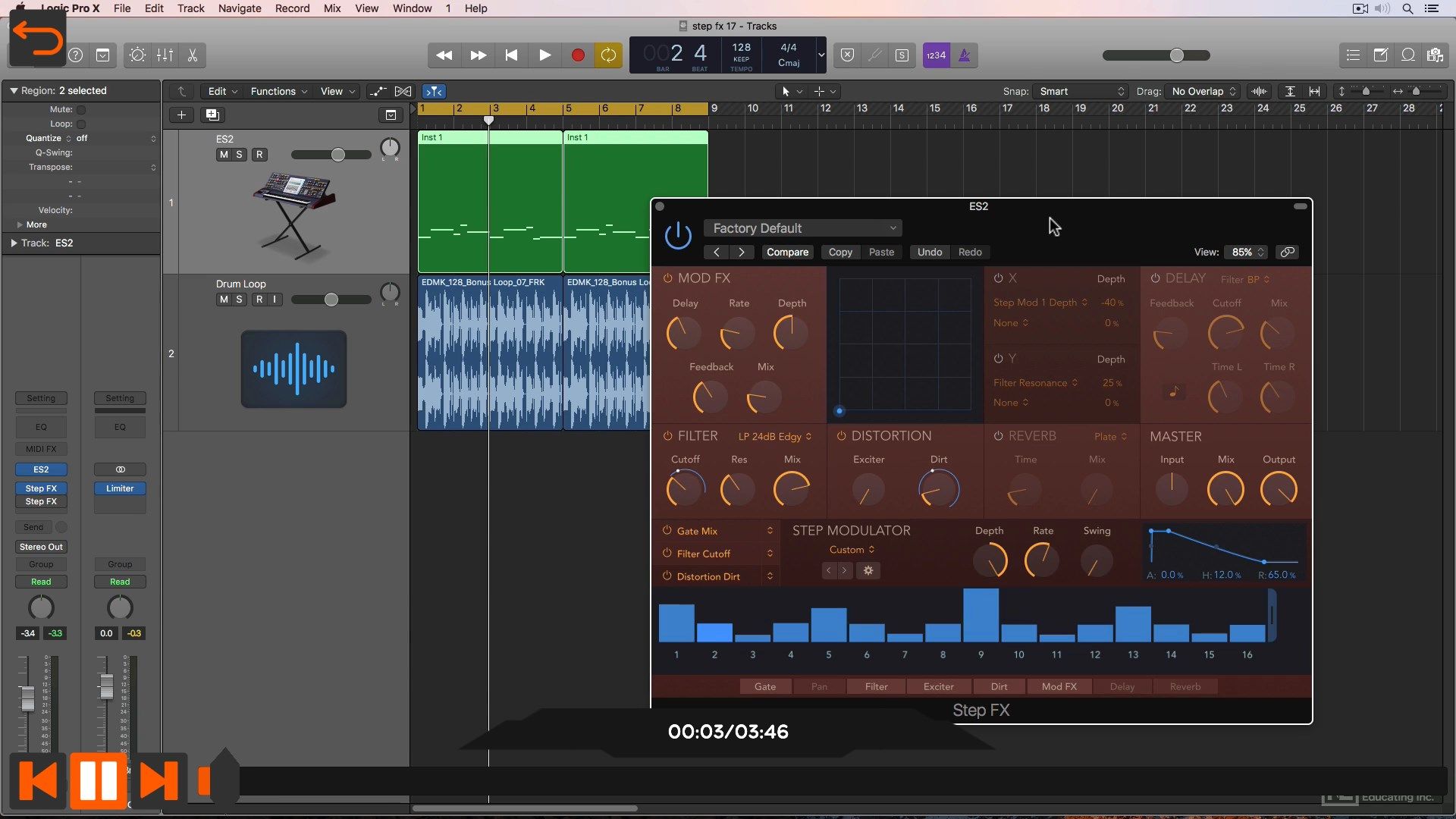 Step FX Coure for Logic Pro X