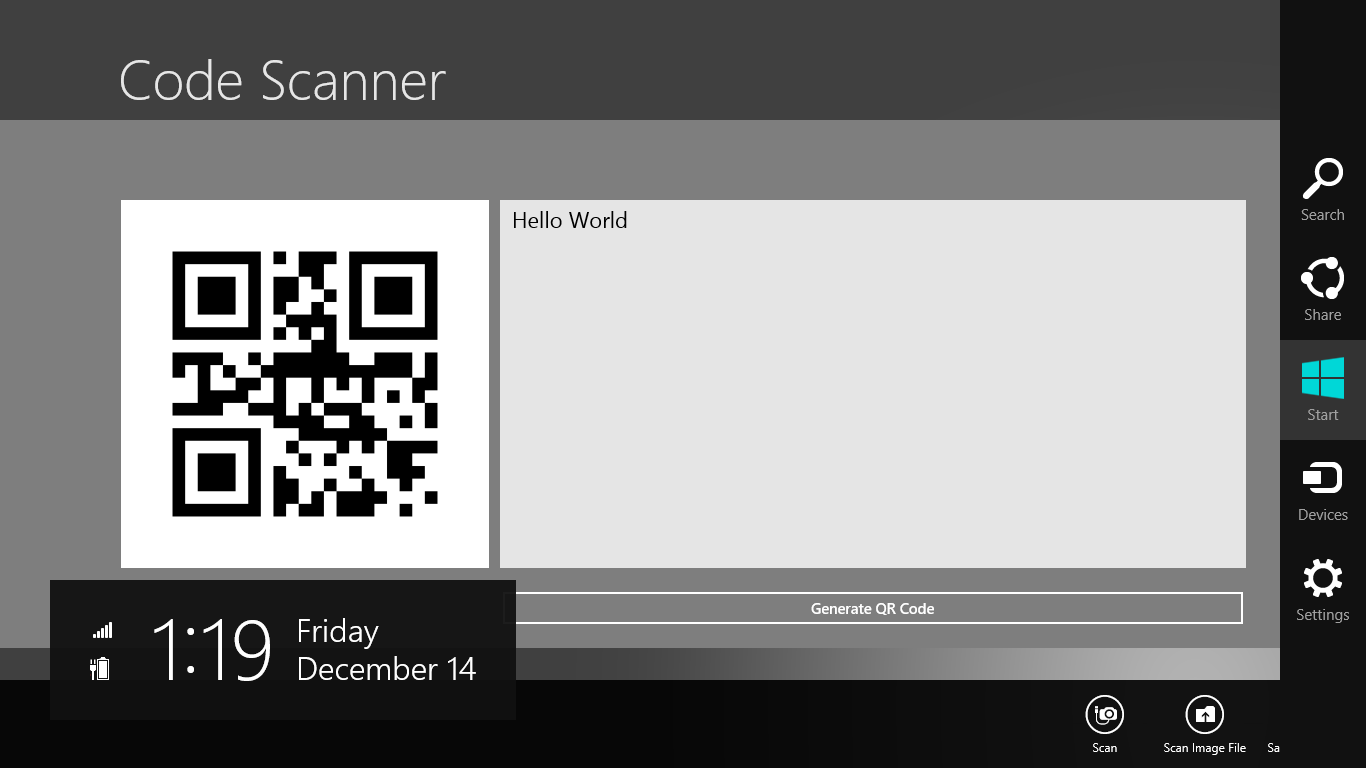 Generate QR Code and save to File