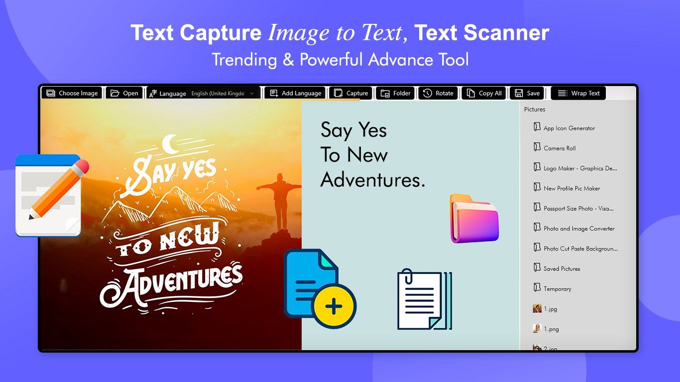 Text Capture: Image to Text, Text Scanner