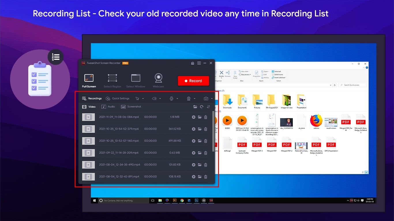 TweakShot Screen Recorder