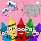Coloring baby