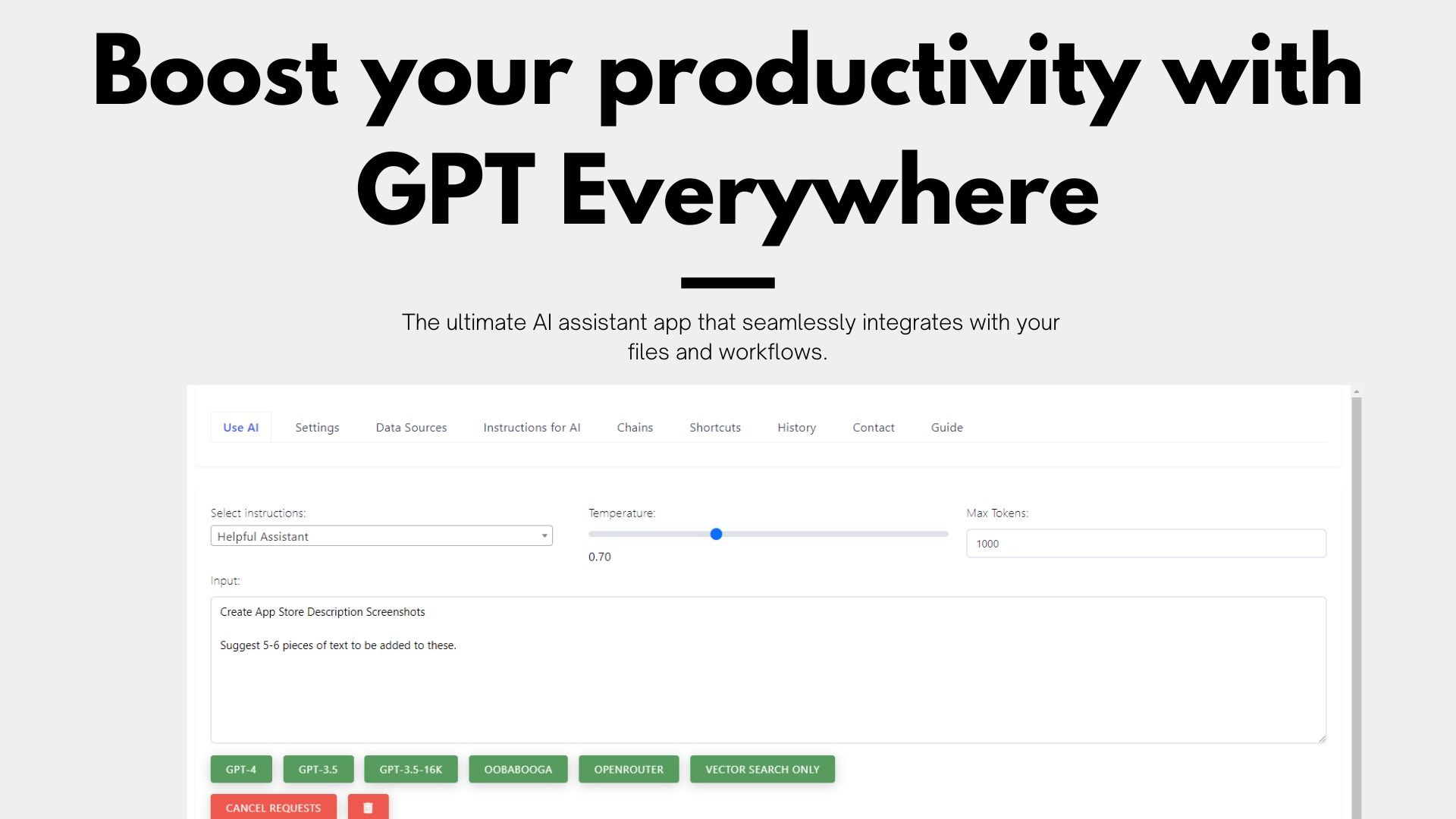 GPT Everywhere: Desktop AI