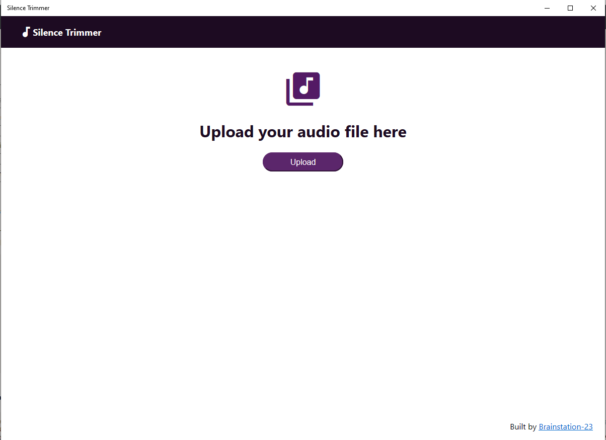 audio file uploader desktop