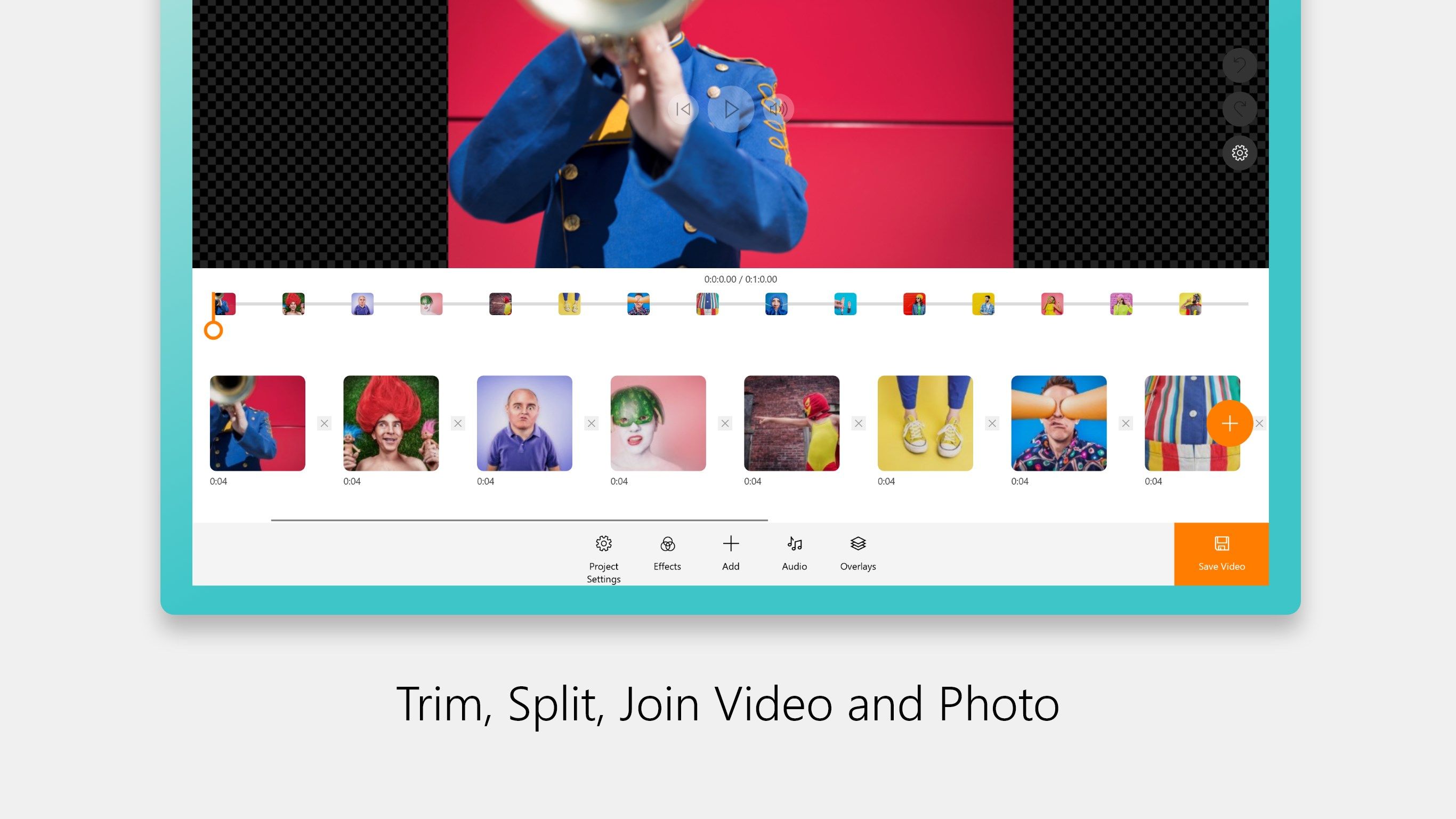Trim, Split, Join Video and Photo in Animotica