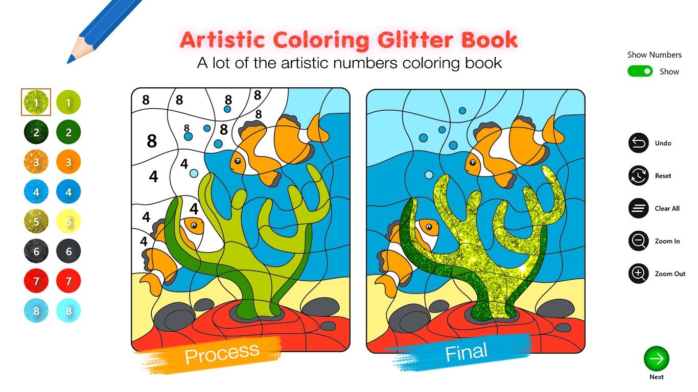 Paint By Numbers Book