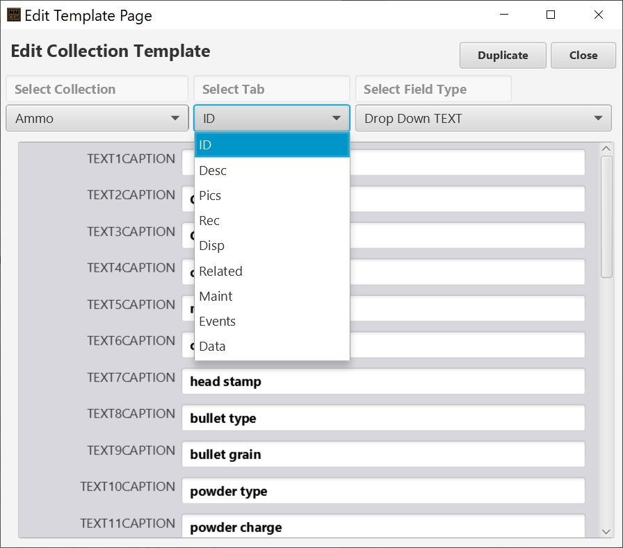 NM Collector Software CP