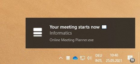 Online Meeting Planner