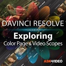 Color Page and Video Scopes in DaVinci Resolve