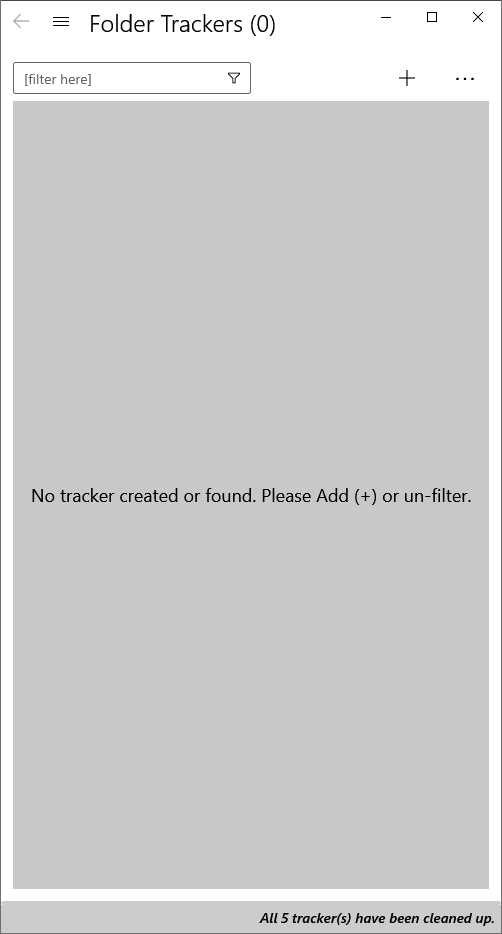 Folders Tracker