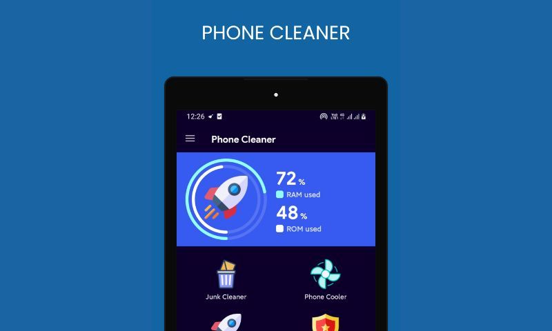 Phone Cleaner Master & Booster: Battery Saver, CPU Cooler, Junk Cleaner, Cache Cleaner, Phone Speed Booster, Notification Cleaner, Game Booster, Ram cleaner, Memory & Space Clean up
