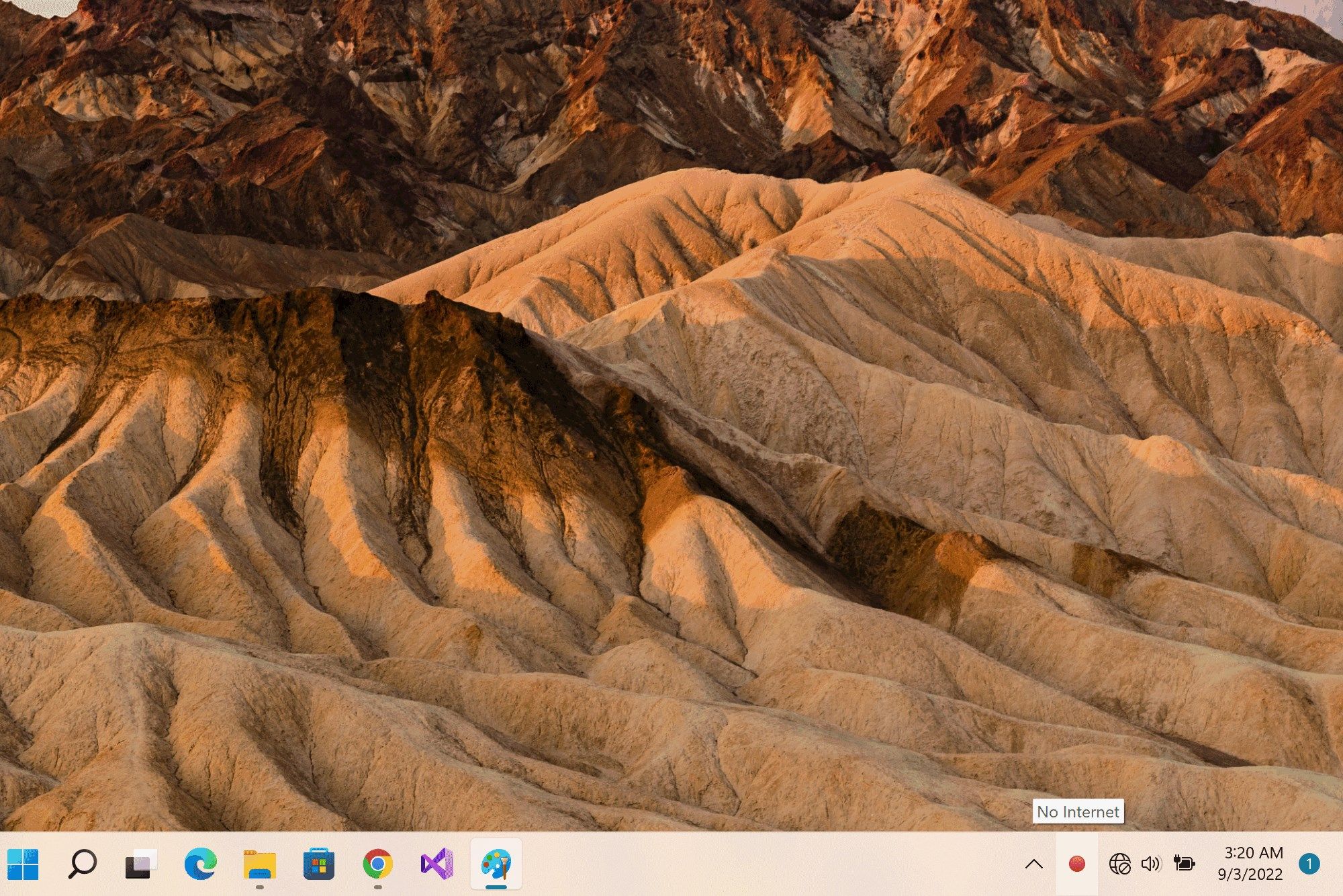 Color changing Taskbar Icon to show Internet Connectivity