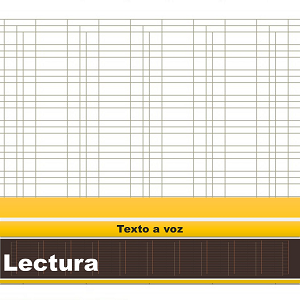 Lectura. Texto a voz