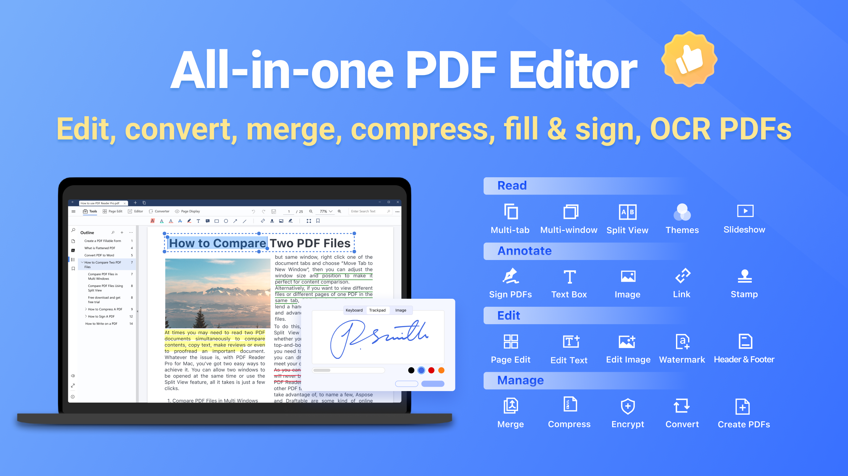 All-in-one PDF Editor