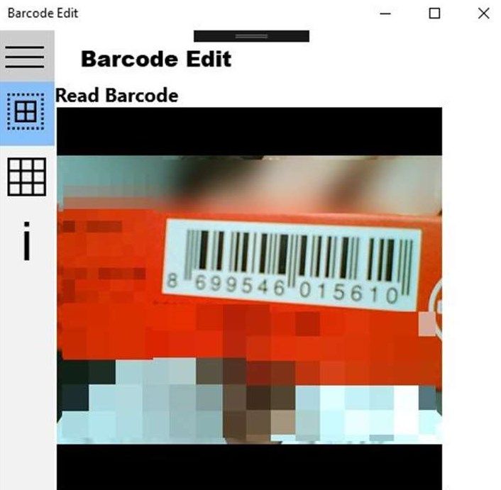 Barcode Edit