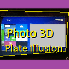 Photo 3D Plate Illusion