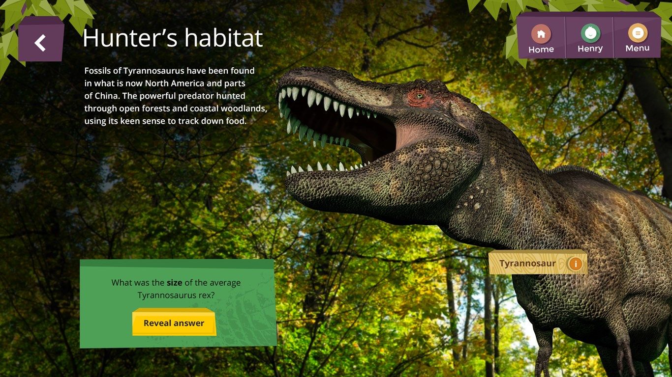 Hunter’s habitat – Find out more about Tyrannosaurus