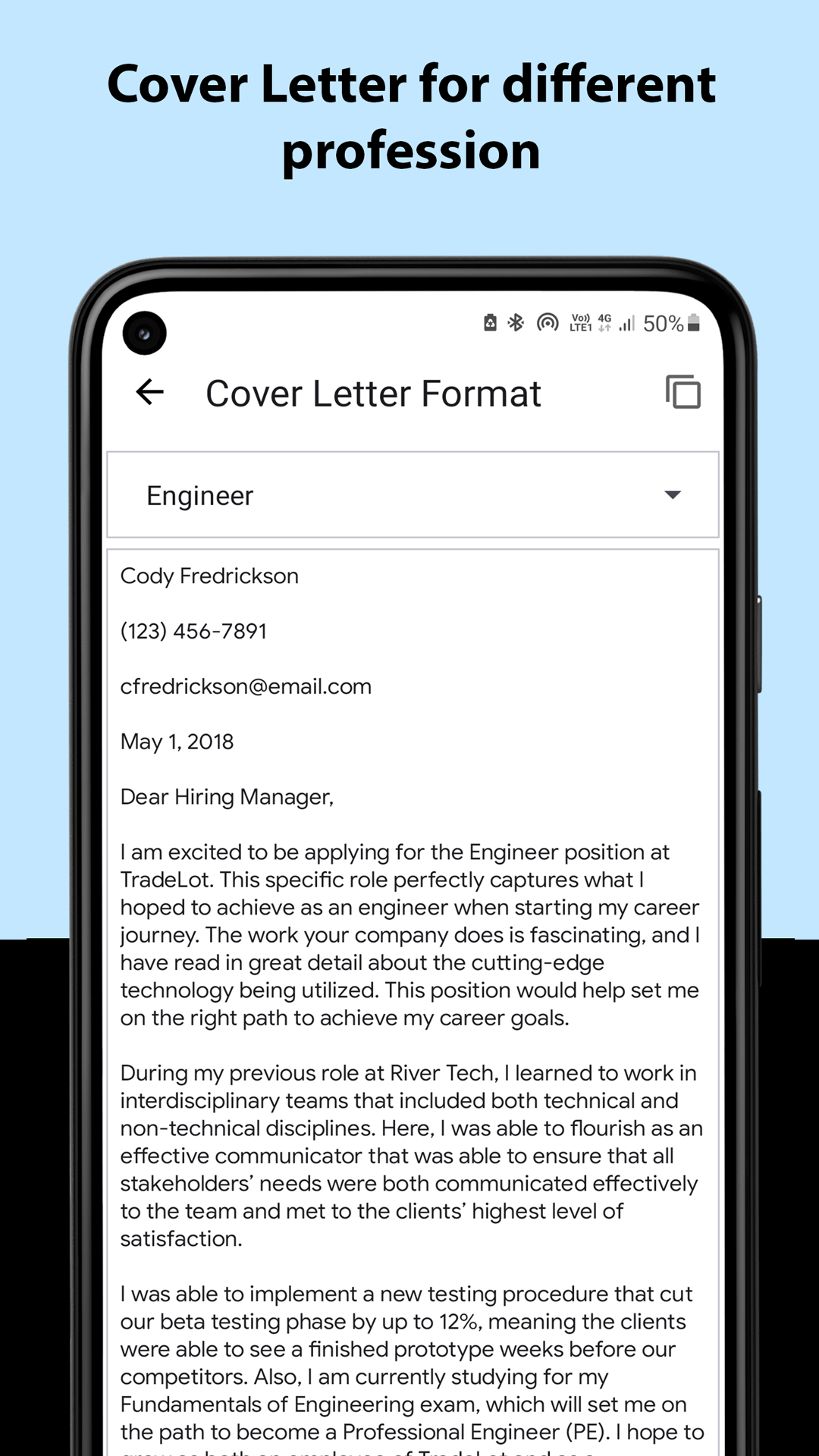 Resume Builder - Resume Creator Free CV Maker