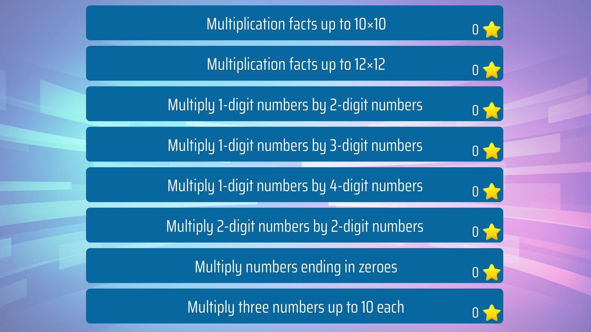 Fourth grade Math - Multiplication