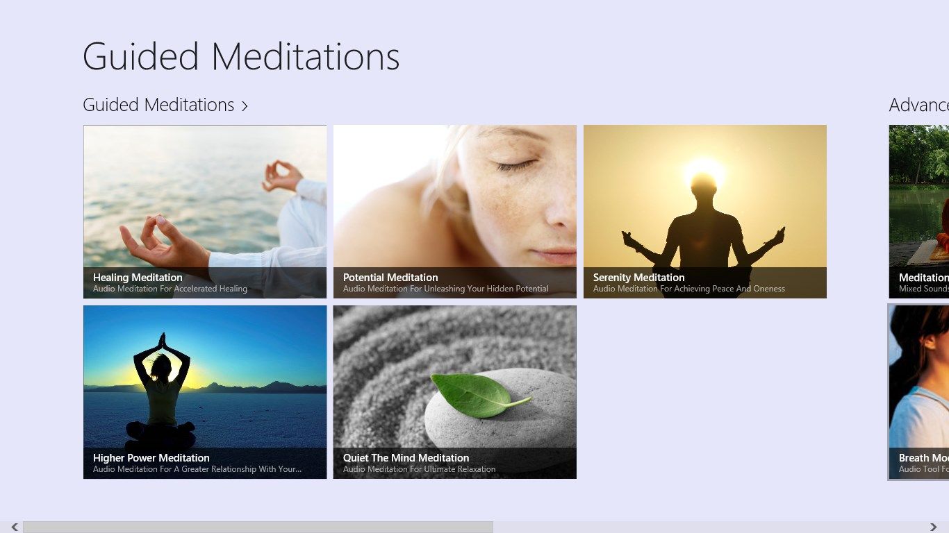 Completely Audio Guided Meditation For Ease Of Use.