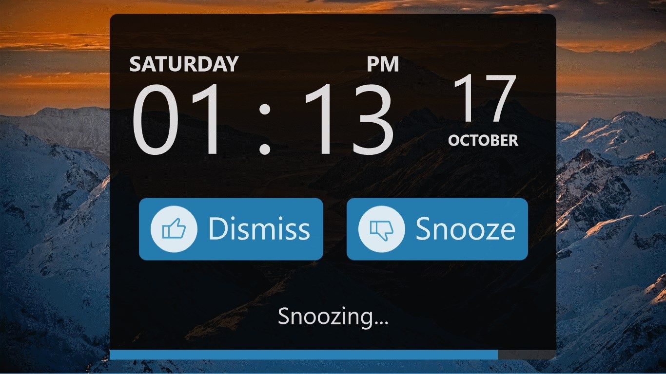 Alarm Snoozing