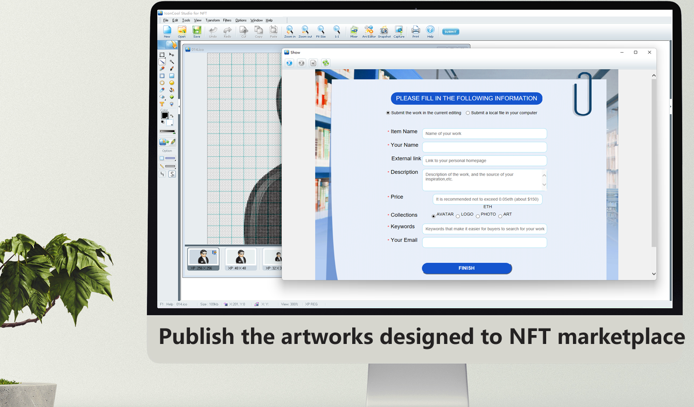 NFT Artwork Maker Pro - IconCool Studio for NFT