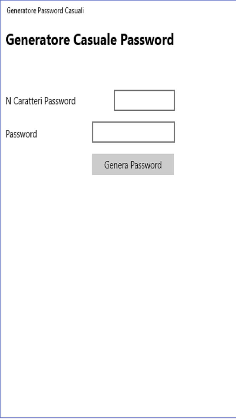 Generatore Password Casuali