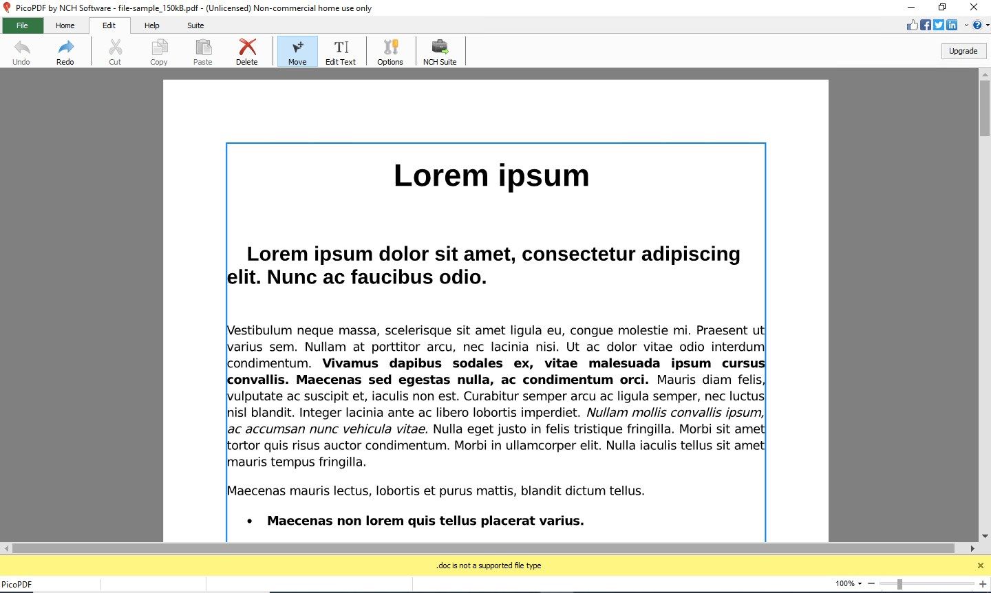 PicoPDF PDF Editing Software