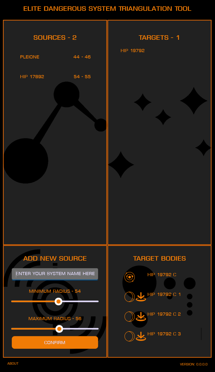 EDSM System Triangulation