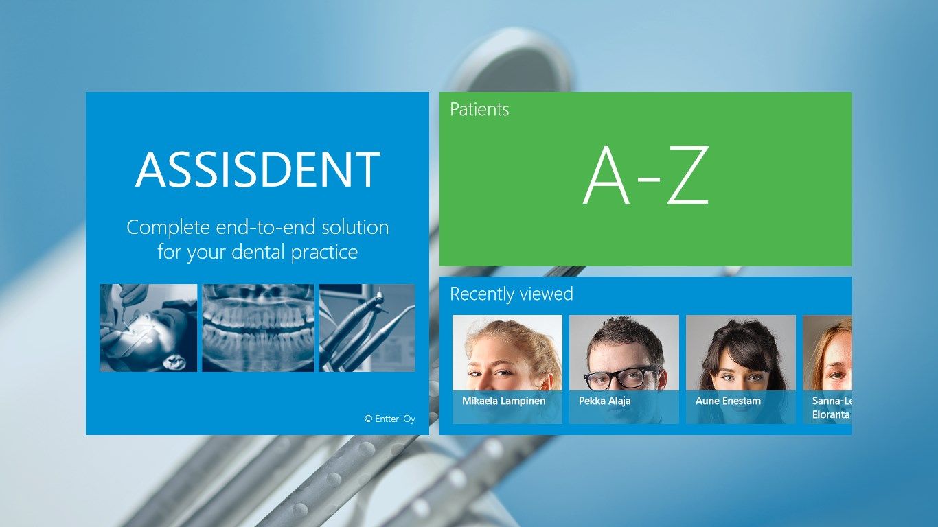 AssisDent main page