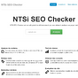 NTSi - SEO Checker