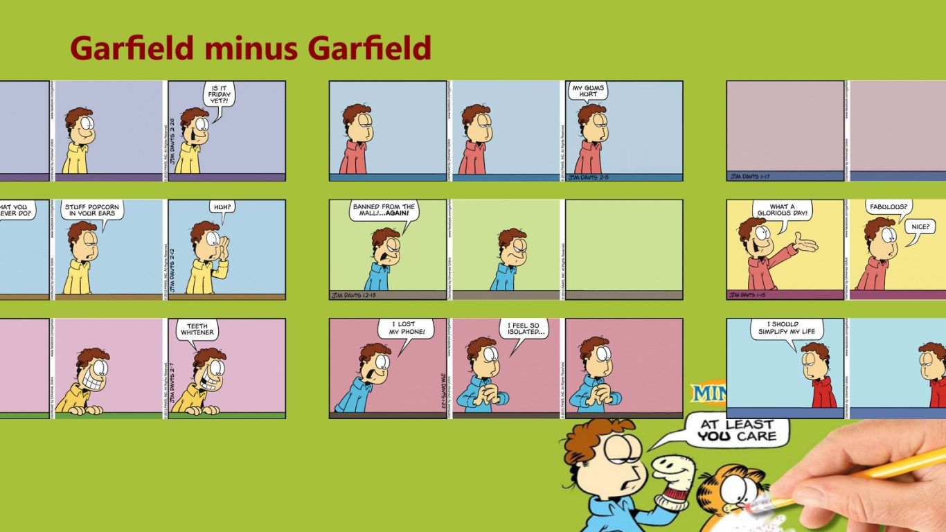 An overview of the latest Garfield minus Garfield comics.
