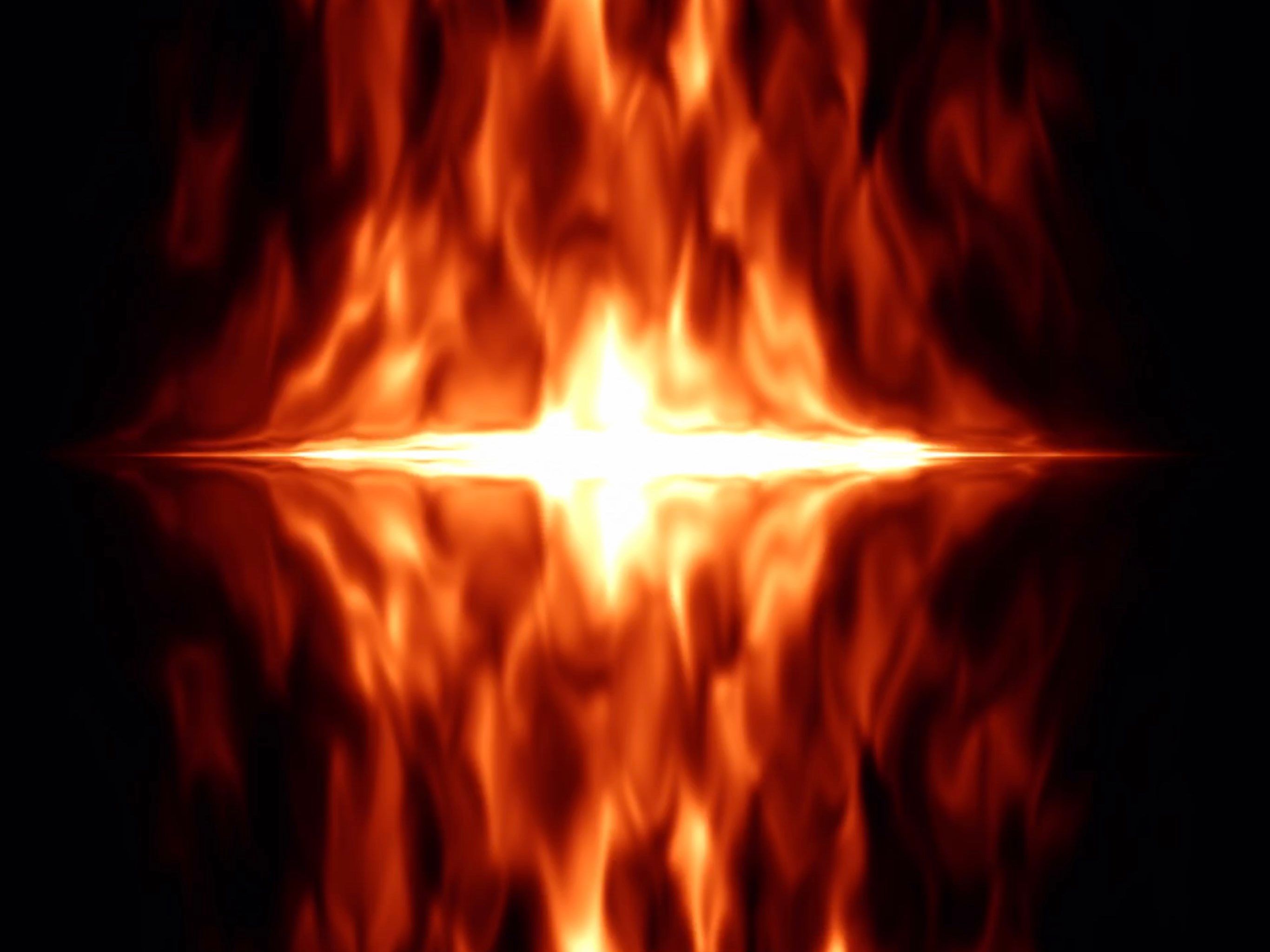 Sensory Flames screen view