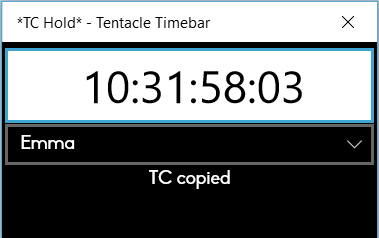 Tentacle Timebar