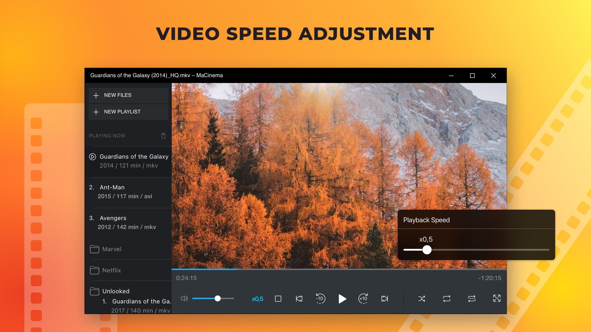 MaCinema — Video Player With Subtitles