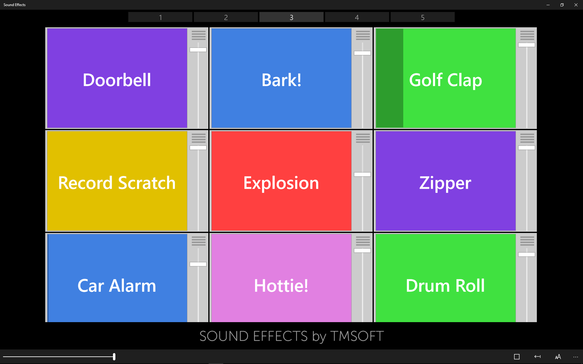 Change the size of your sound tiles from small to extra-large.  Perfect for all screen sizes!
